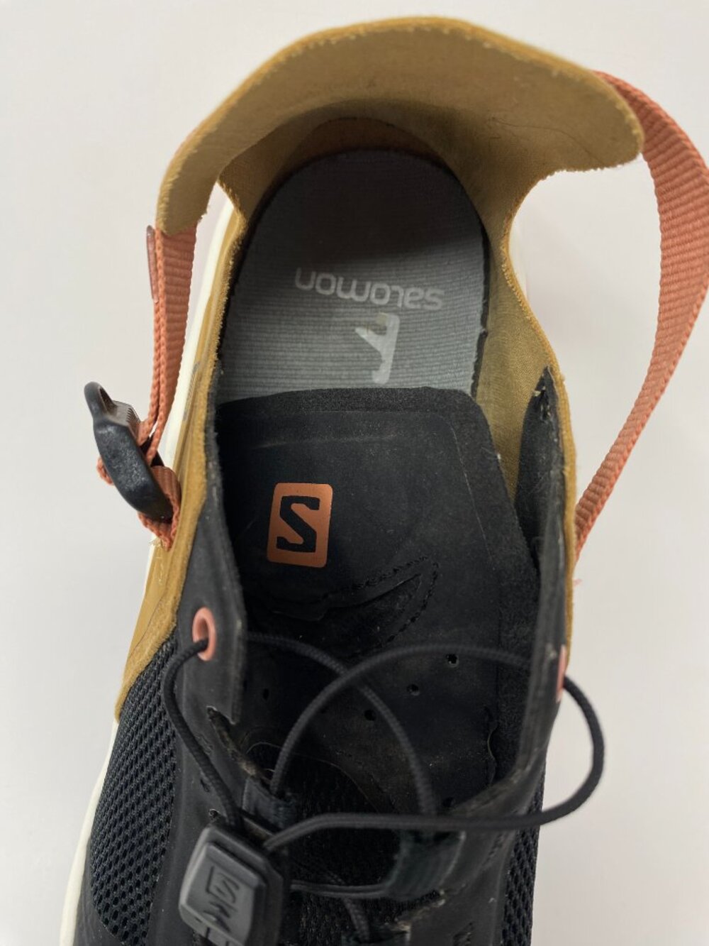 Salomon Techamphibian TA4 Water Shoes Womens 7.5 Black Brown Orange Hiking Trail - Picture 14 of 16